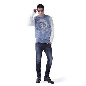 DIESEL JEANS MENS 30 x32 BUSTER 0842 Slim TAPERED  Denim  Dark Wash Distressed